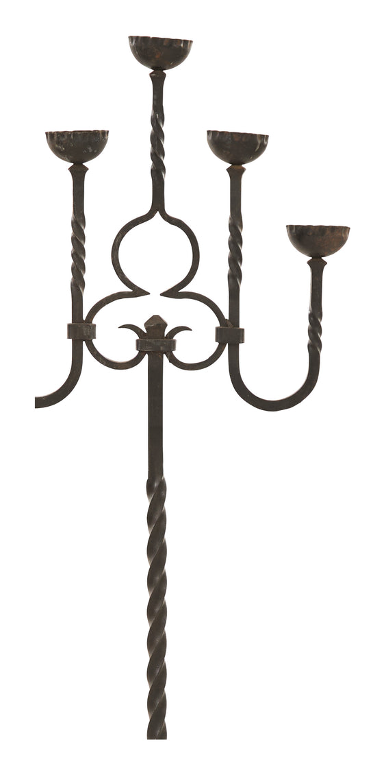 Vintage Iron Candelabra