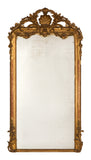 Antique Louis Philippe Gilt Floor Mirror