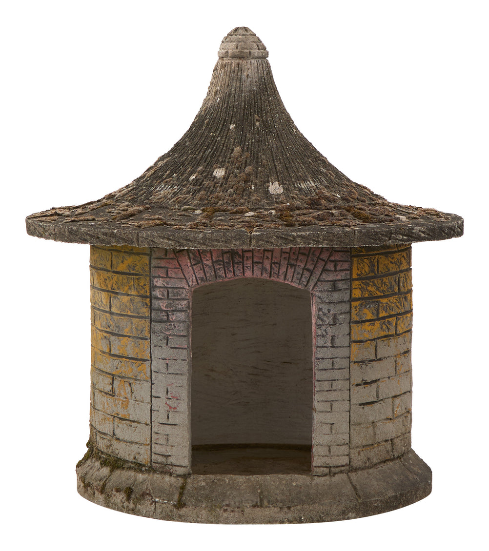 Antique Concrete Dog House