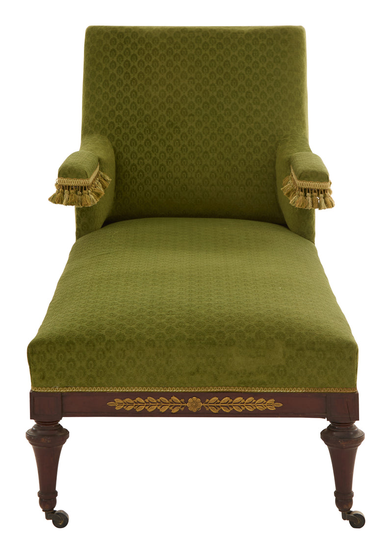 Antique Napoleon III Reclining Chaise