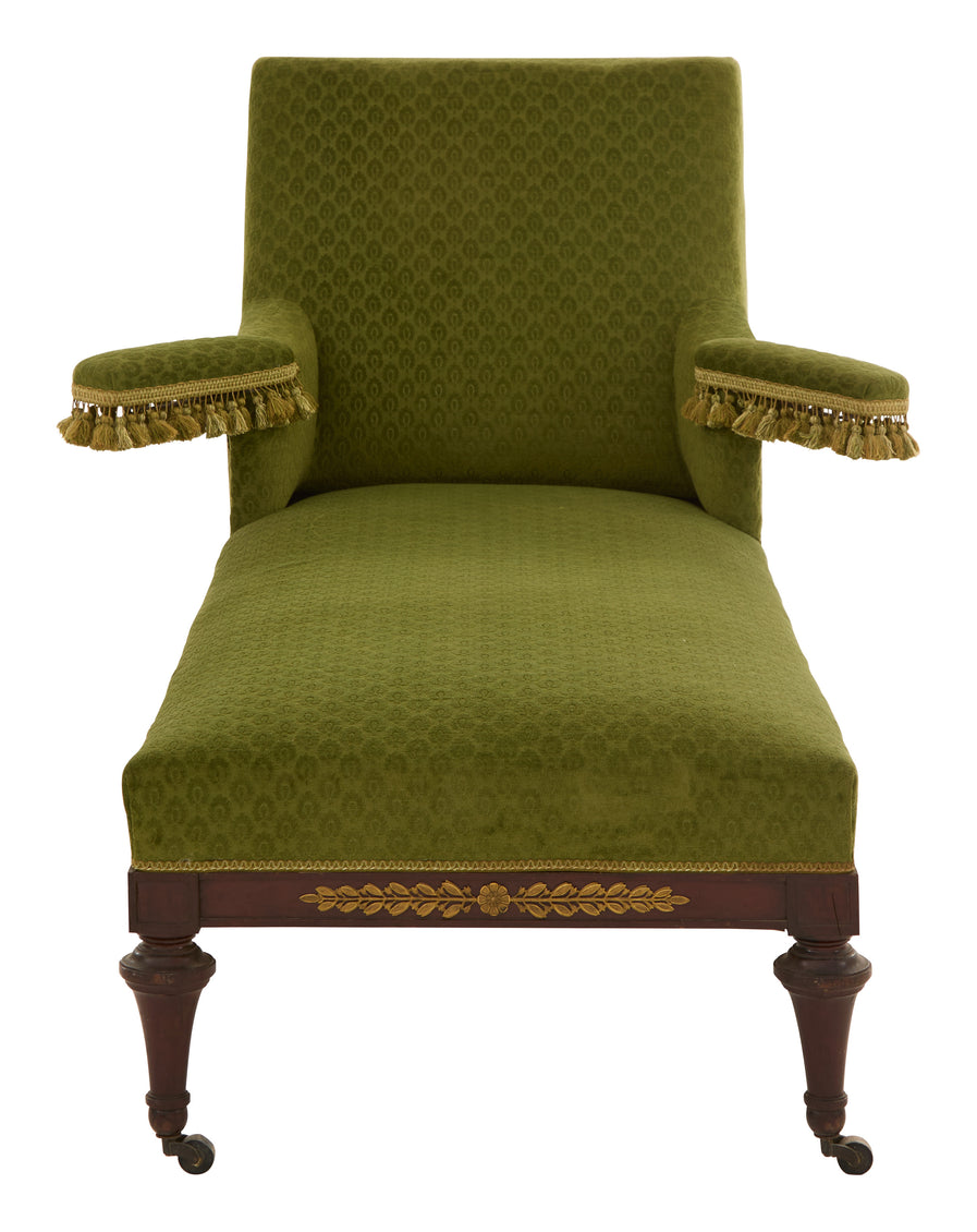 Antique Napoleon III Reclining Chaise