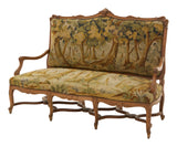 Antique Louis XV Needlepoint Settee