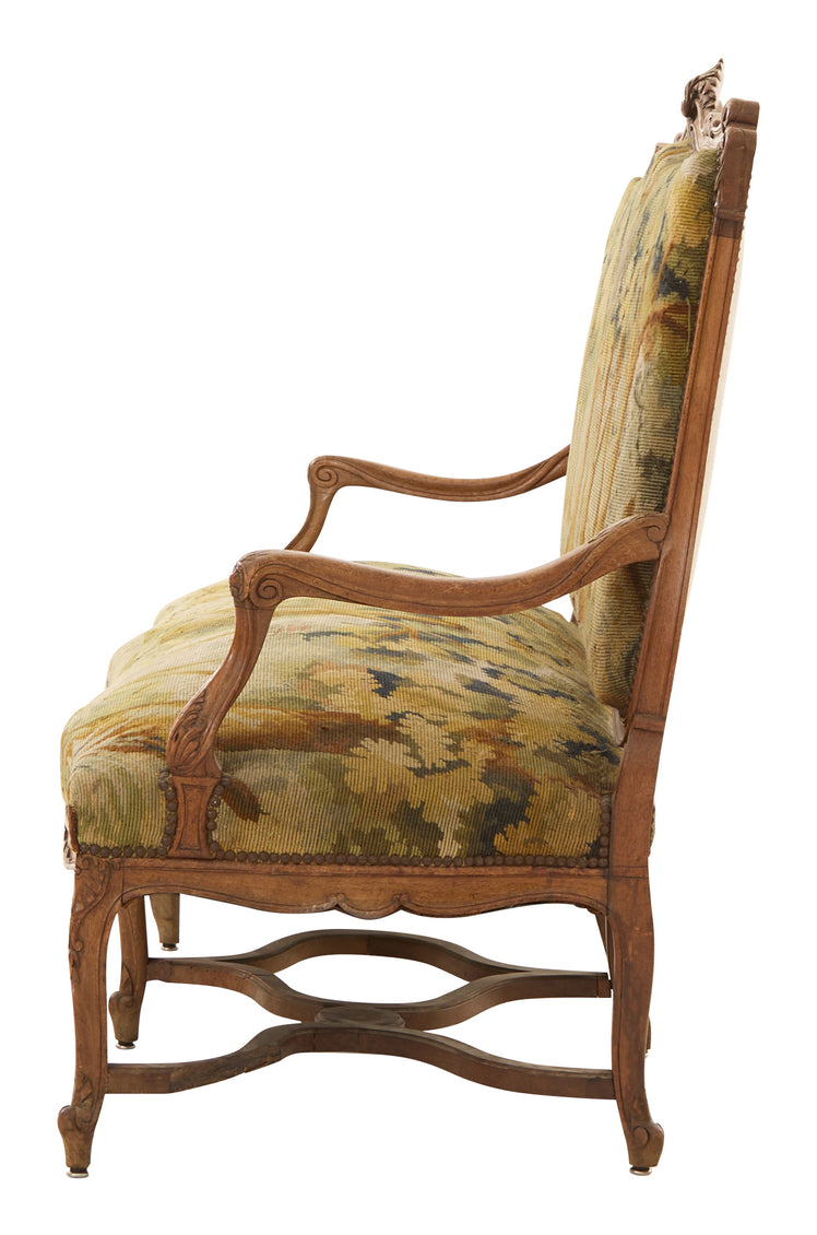 Antique Louis XV Needlepoint Settee