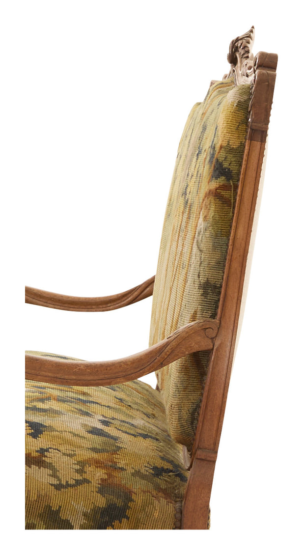 Antique Louis XV Needlepoint Settee