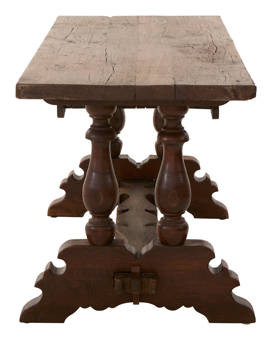 Antique Trestle Desk