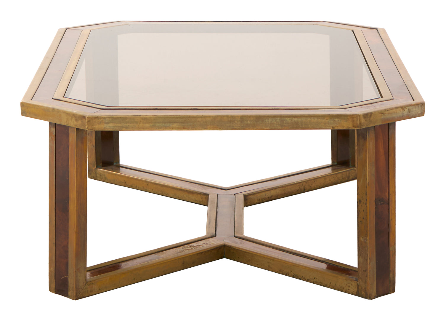 Vintage Burl Wood Coffee Table