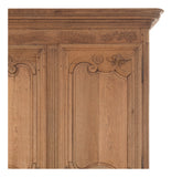 Antique Carved Oak Armoire