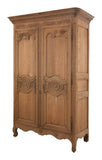 Antique Carved Oak Armoire