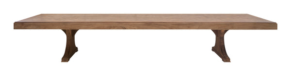 Vintage Grand Parquetry Wood Table