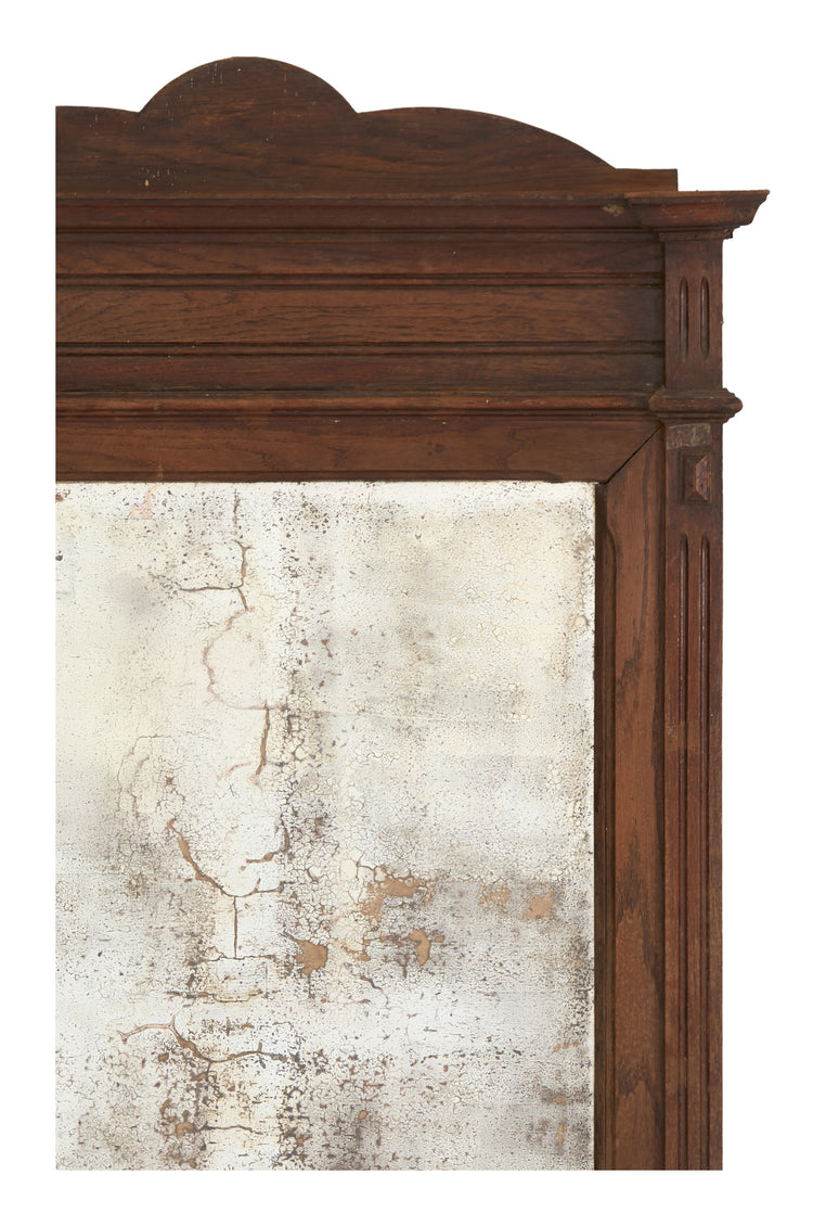 Antique Wood Mirror