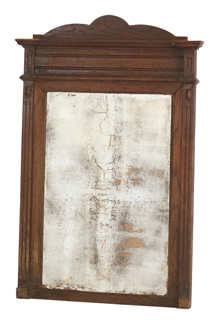 Antique Wood Mirror