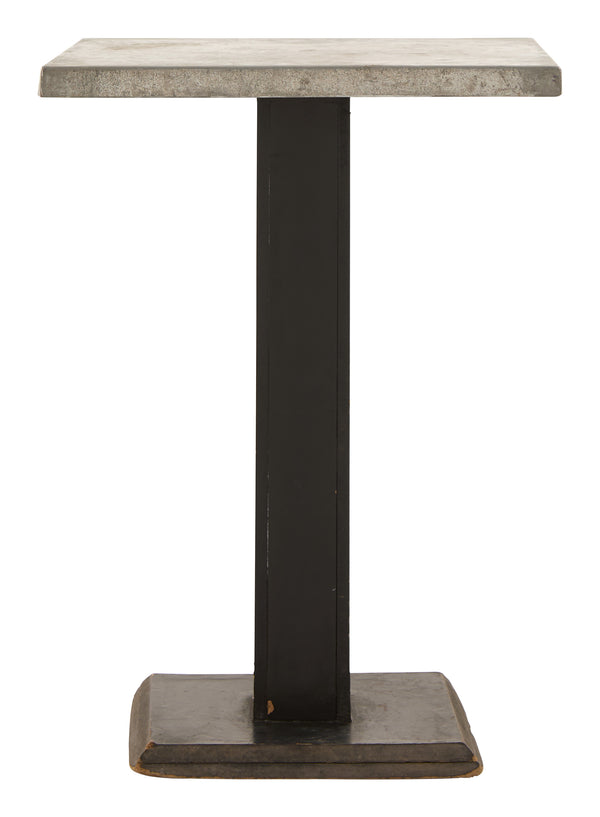 Vintage Metal Top Bar Table