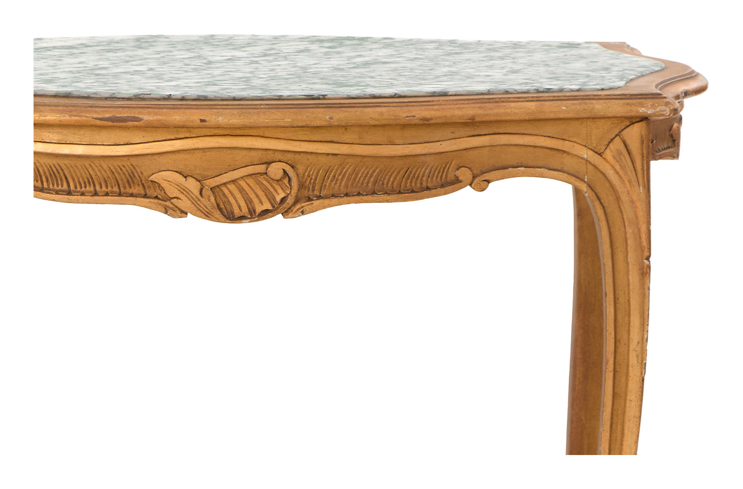 Antique Louis XV Marble Top Table