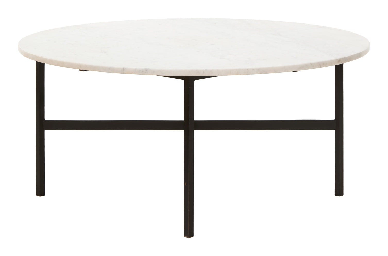 Vintage Round Marble Top Coffee Table