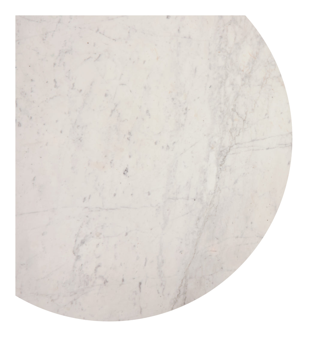 Vintage Round Marble Top Coffee Table