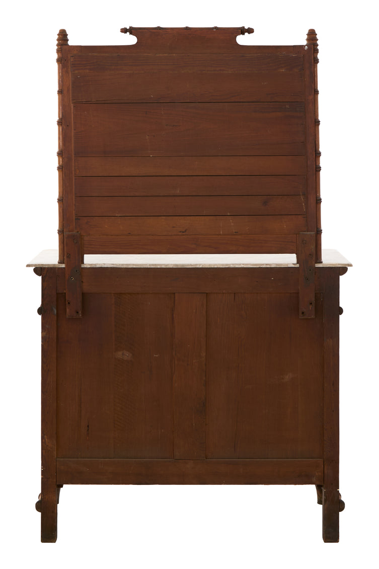 Vintage Faux Bamboo Dresser