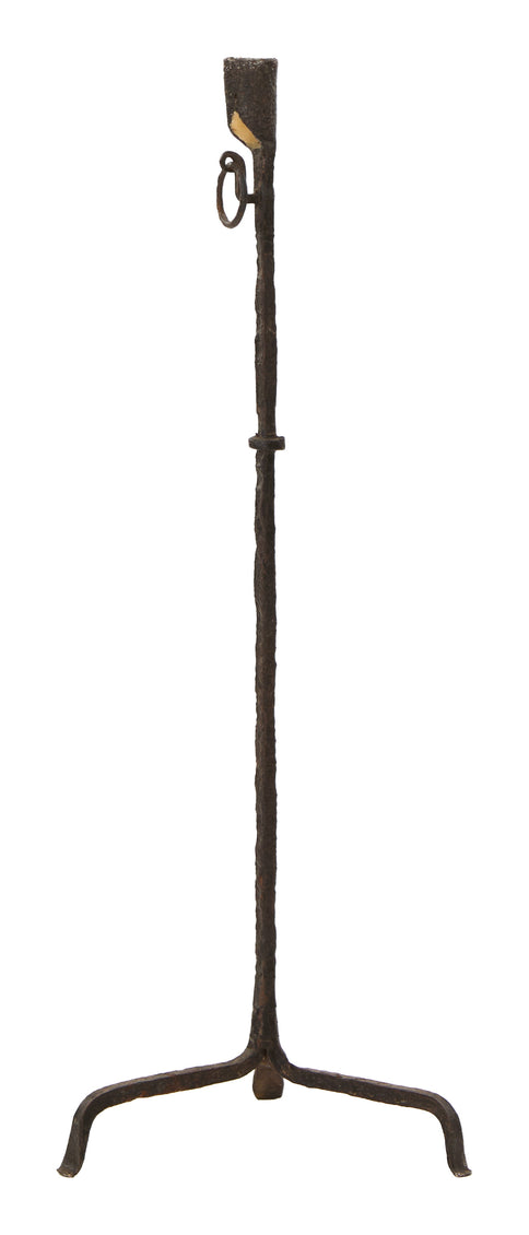Antique Iron Candlestick