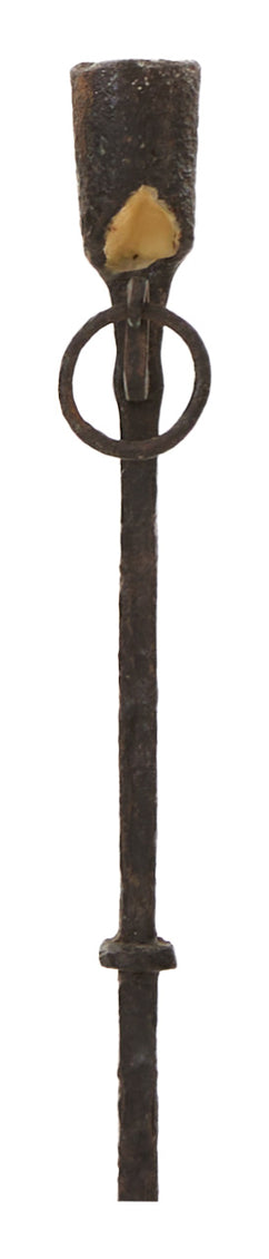 Antique Iron Candlestick
