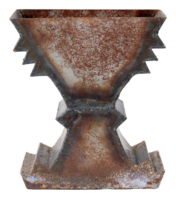 Vintage Metal Sculptural Vessel