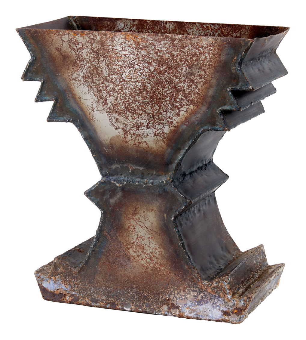 Vintage Metal Sculptural Vessel