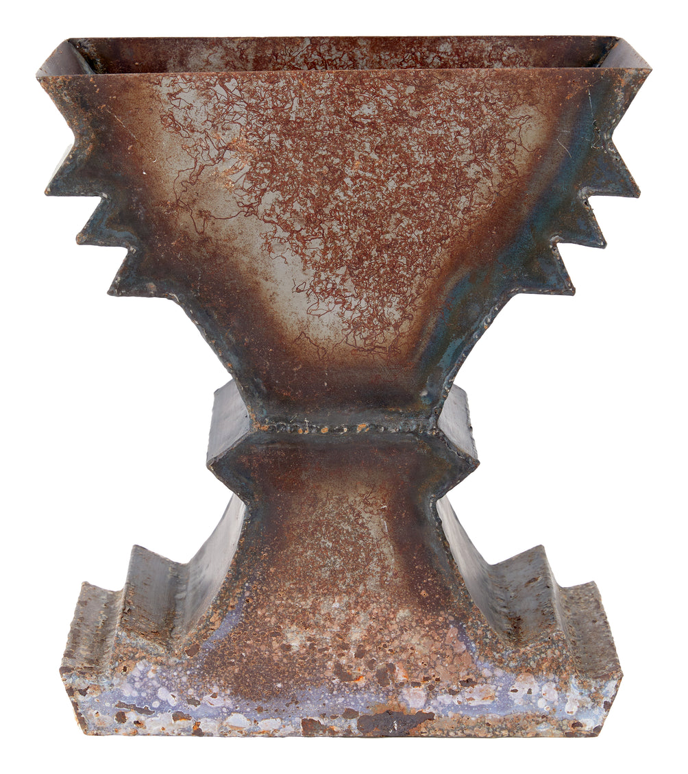 Vintage Metal Sculptural Vessel