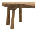 Antique Brutalist Wood Table