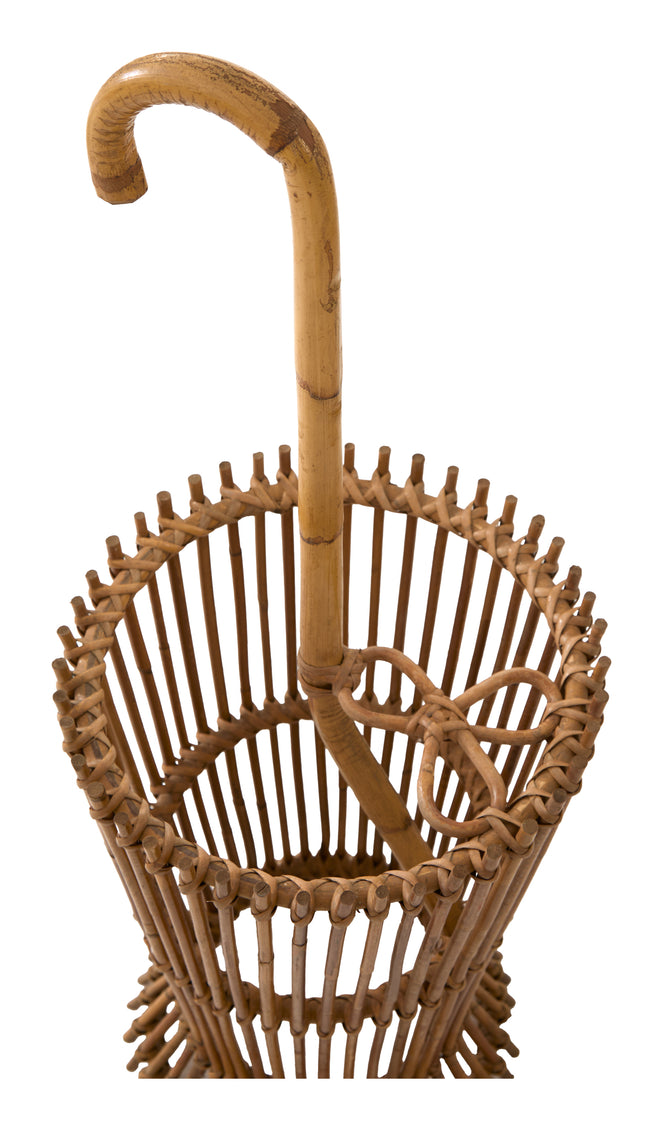 Vintage Rattan Umbrella Stand