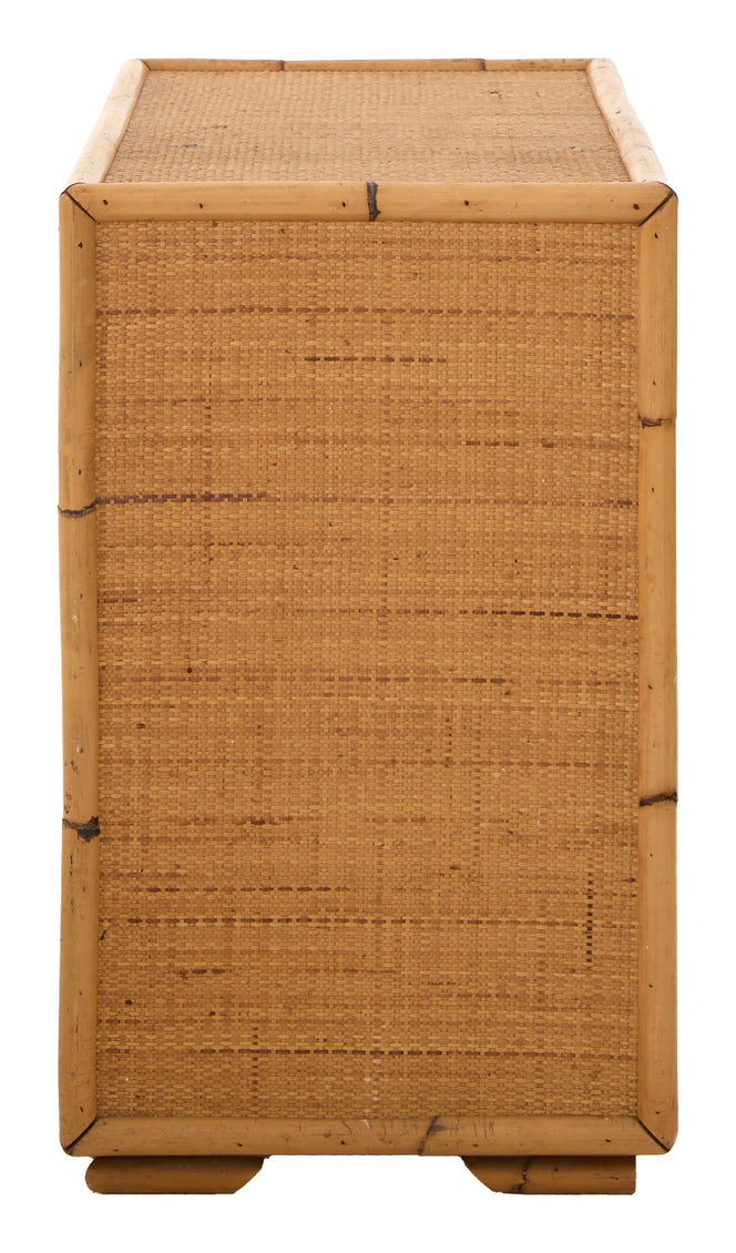 Vintage Bamboo Cabinet