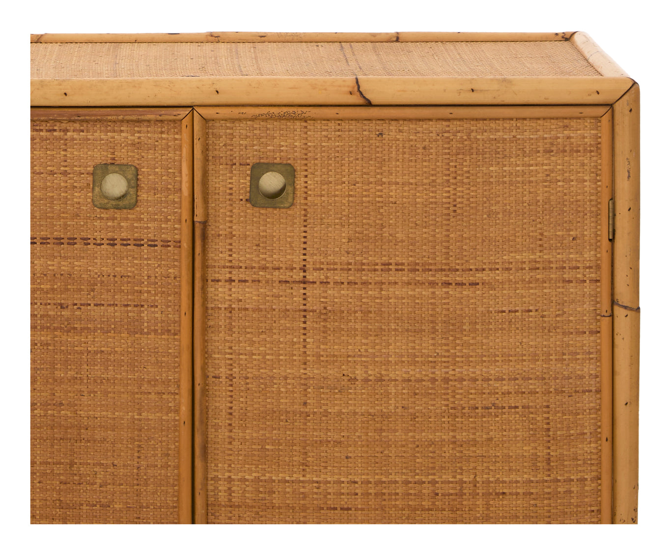 Vintage Bamboo Cabinet