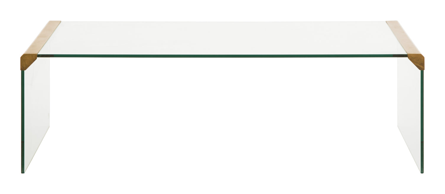 Vintage Glass Coffee Table