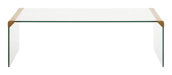 Vintage Glass Coffee Table