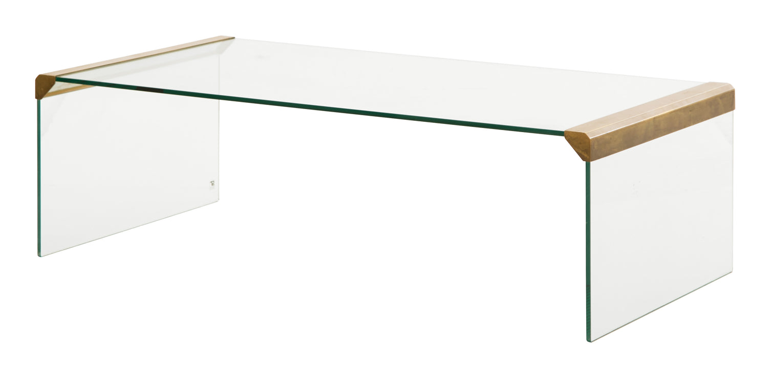 Vintage Glass Coffee Table