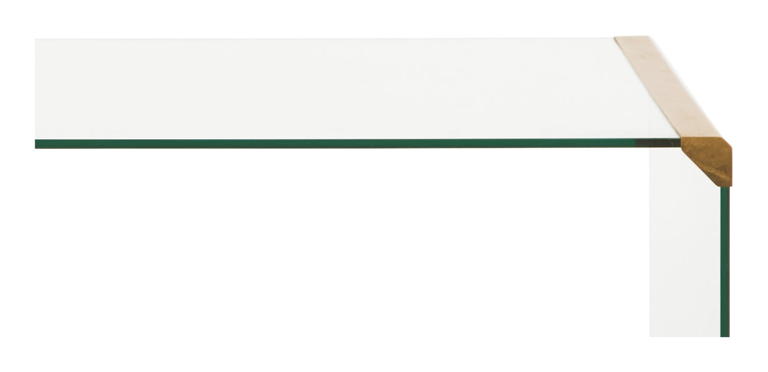 Vintage Glass Coffee Table