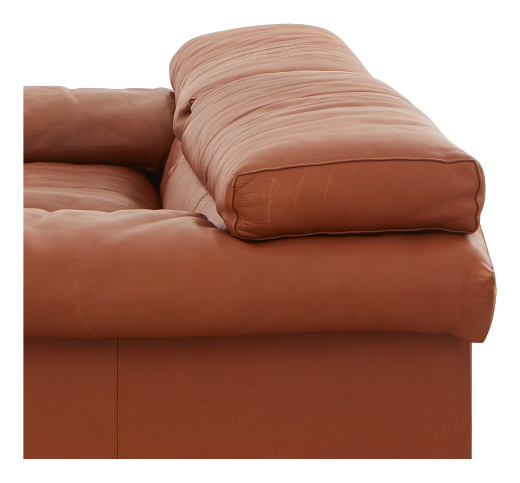 Vintage Erasmo Leather Sofa