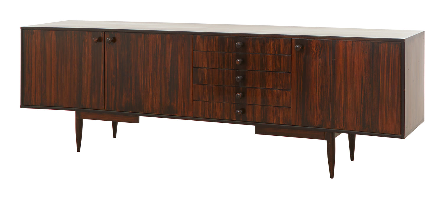 Vintage Long Wood Credenza