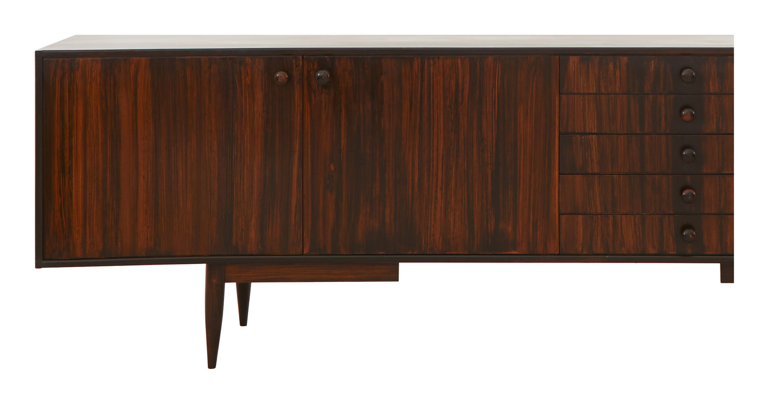 Vintage Long Wood Credenza