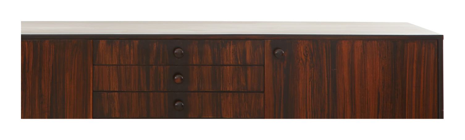 Vintage Long Wood Credenza