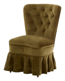 Vintage Velvet Slipper Chair