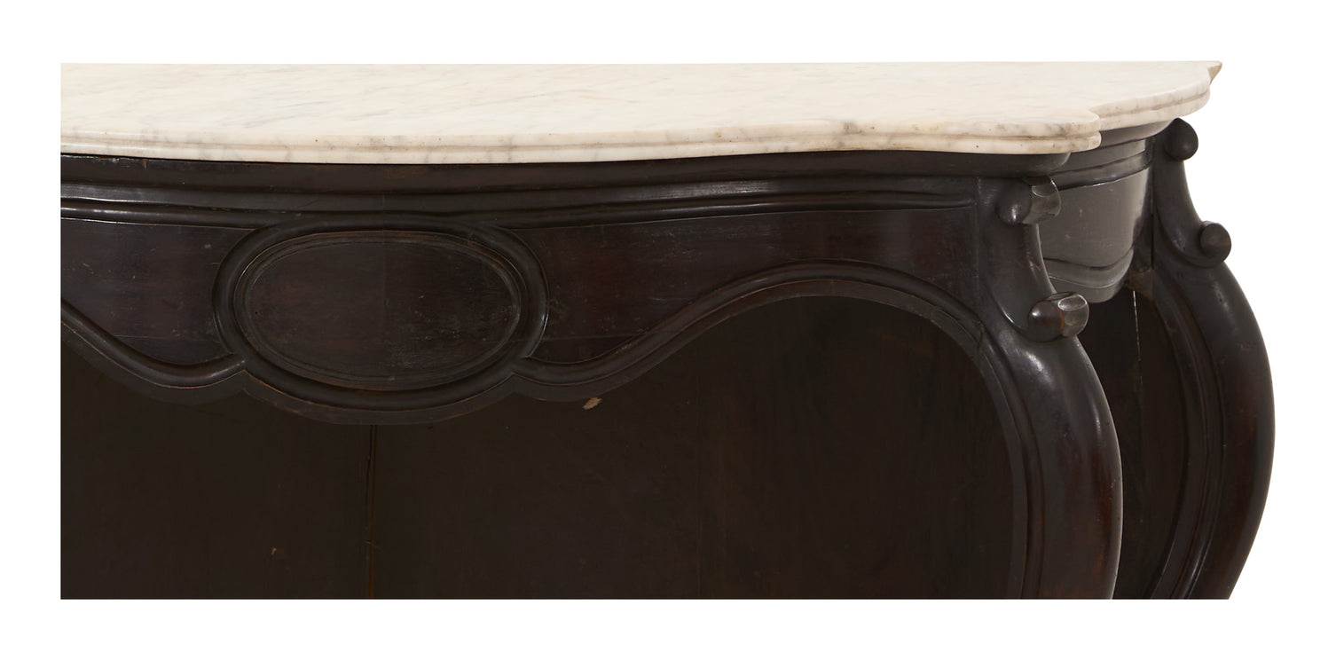 Antique Regency Marble Top Console