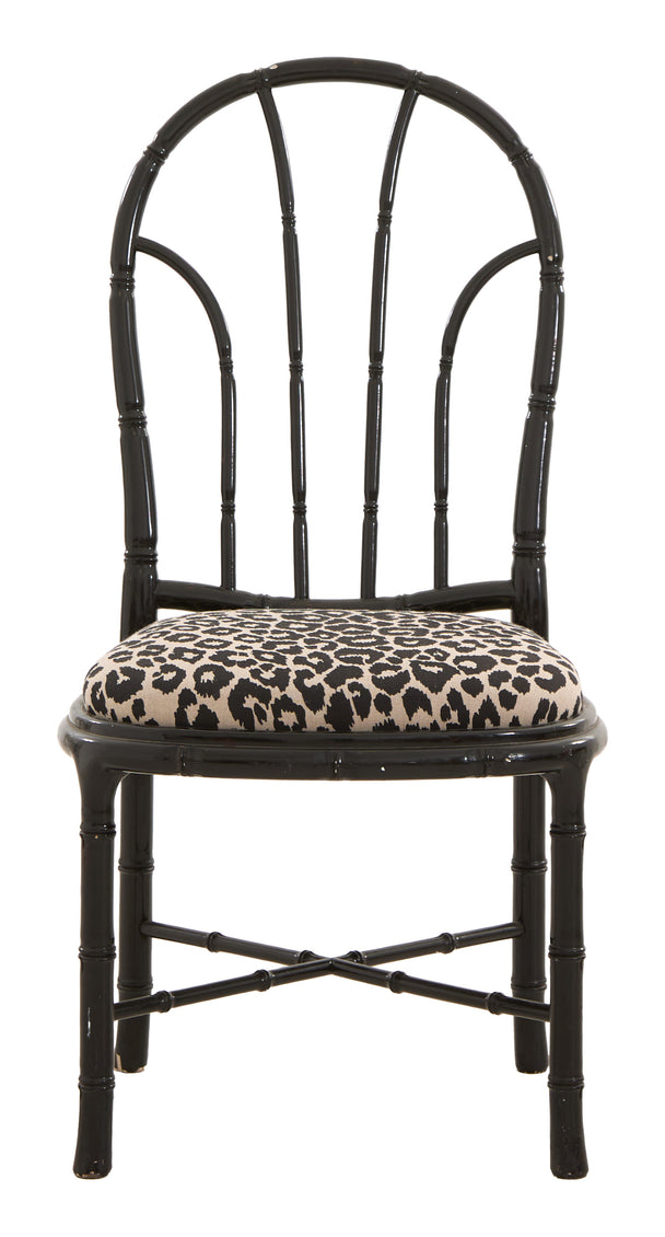 Vintage Faux Bamboo Dining Chair