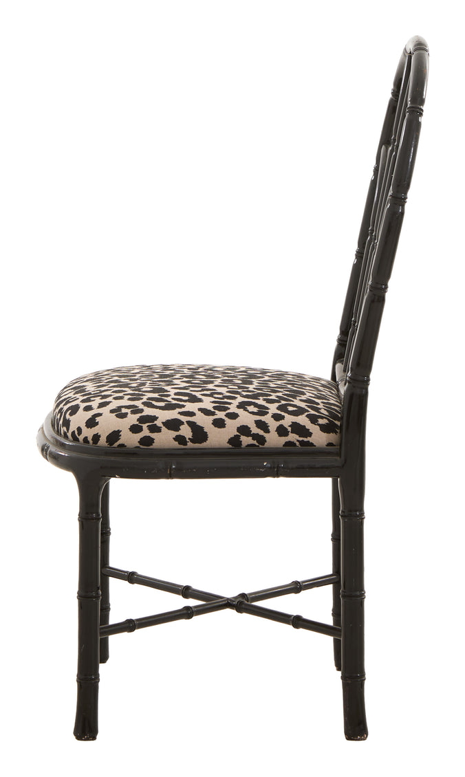 Vintage Faux Bamboo Dining Chair