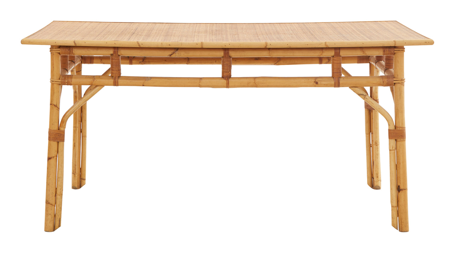 Vintage Bamboo Dining Table