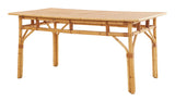 Vintage Bamboo Dining Table