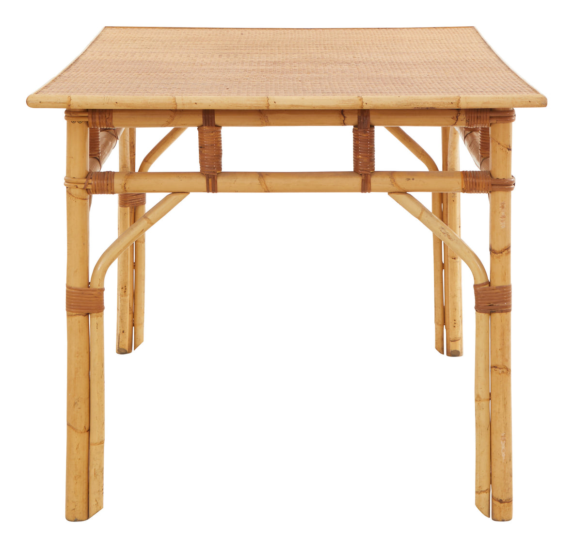 Vintage Bamboo Dining Table