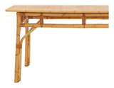 Vintage Bamboo Dining Table