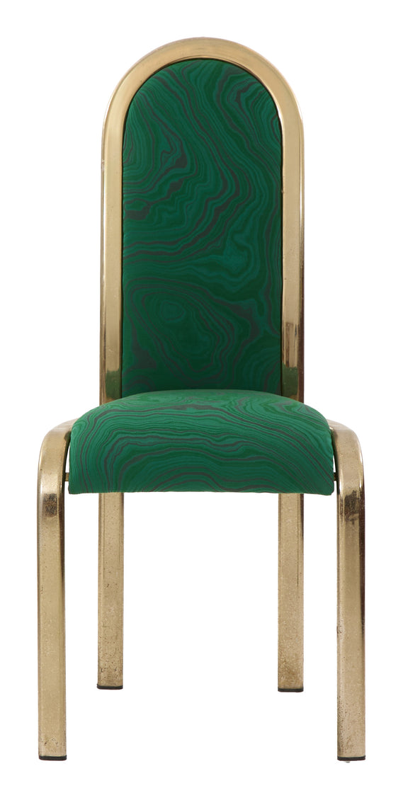 Vintage Green Malachite Dining Chair