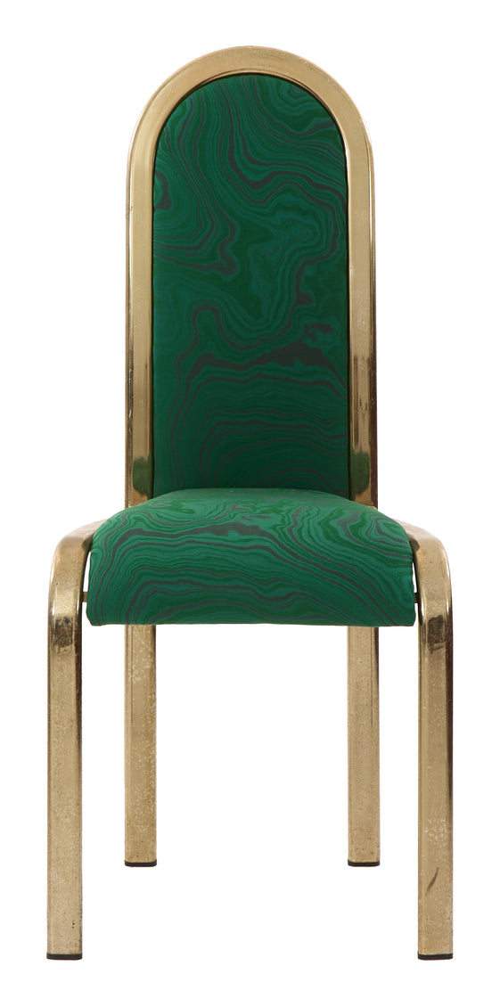 Vintage Green Malachite Dining Chair