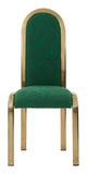 Vintage Green Malachite Dining Chair
