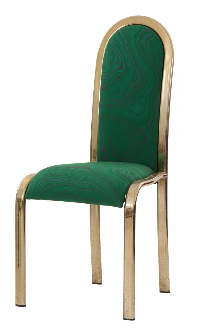 Vintage Green Malachite Dining Chair