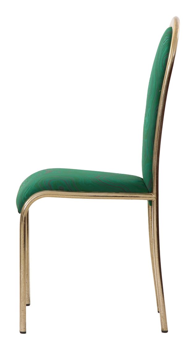 Vintage Green Malachite Dining Chair